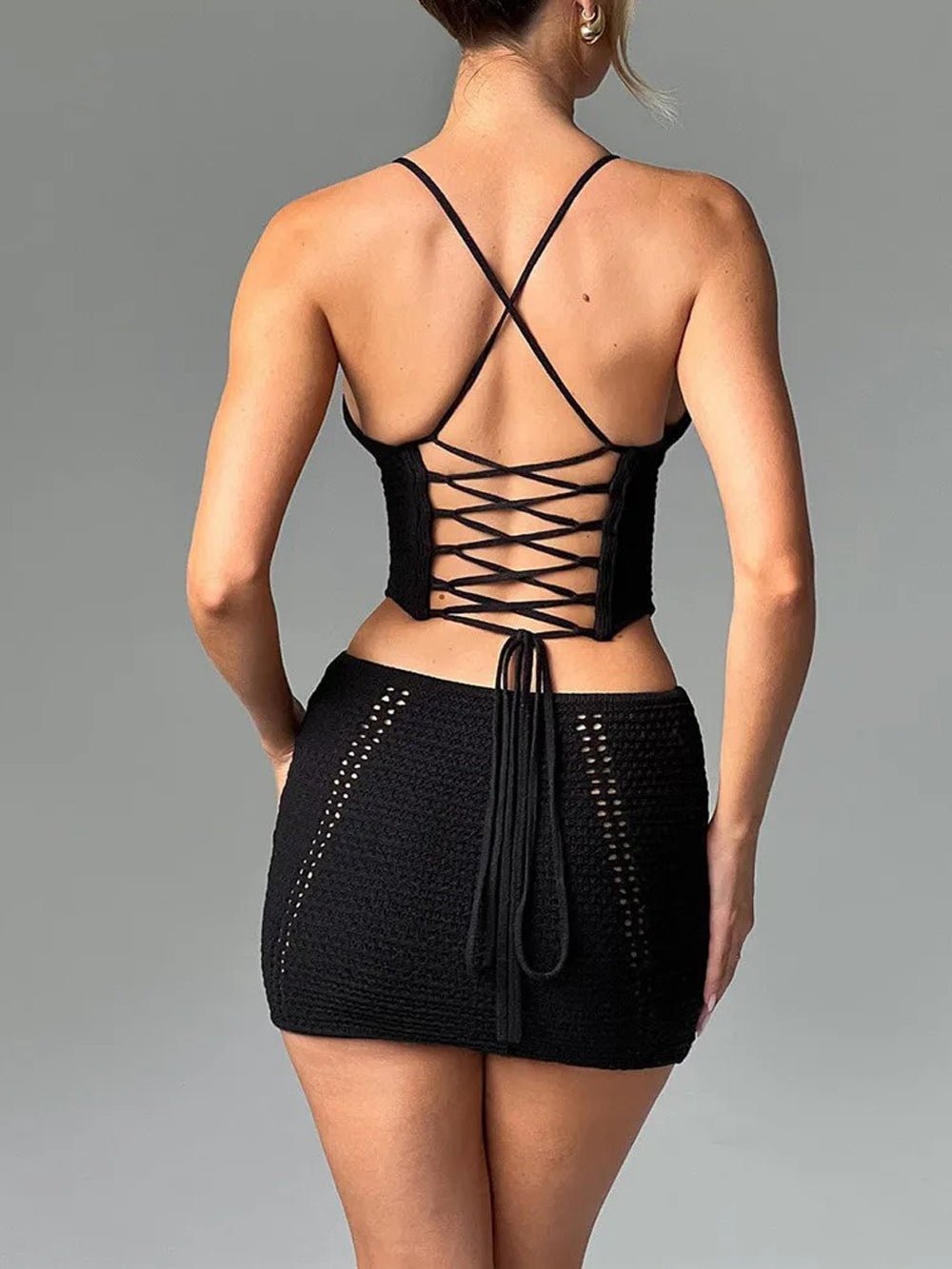 Backless Sleeveless Top - Fashionpara