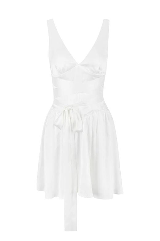Lily Bodycon Dress - Pearl White - Fashionpara
