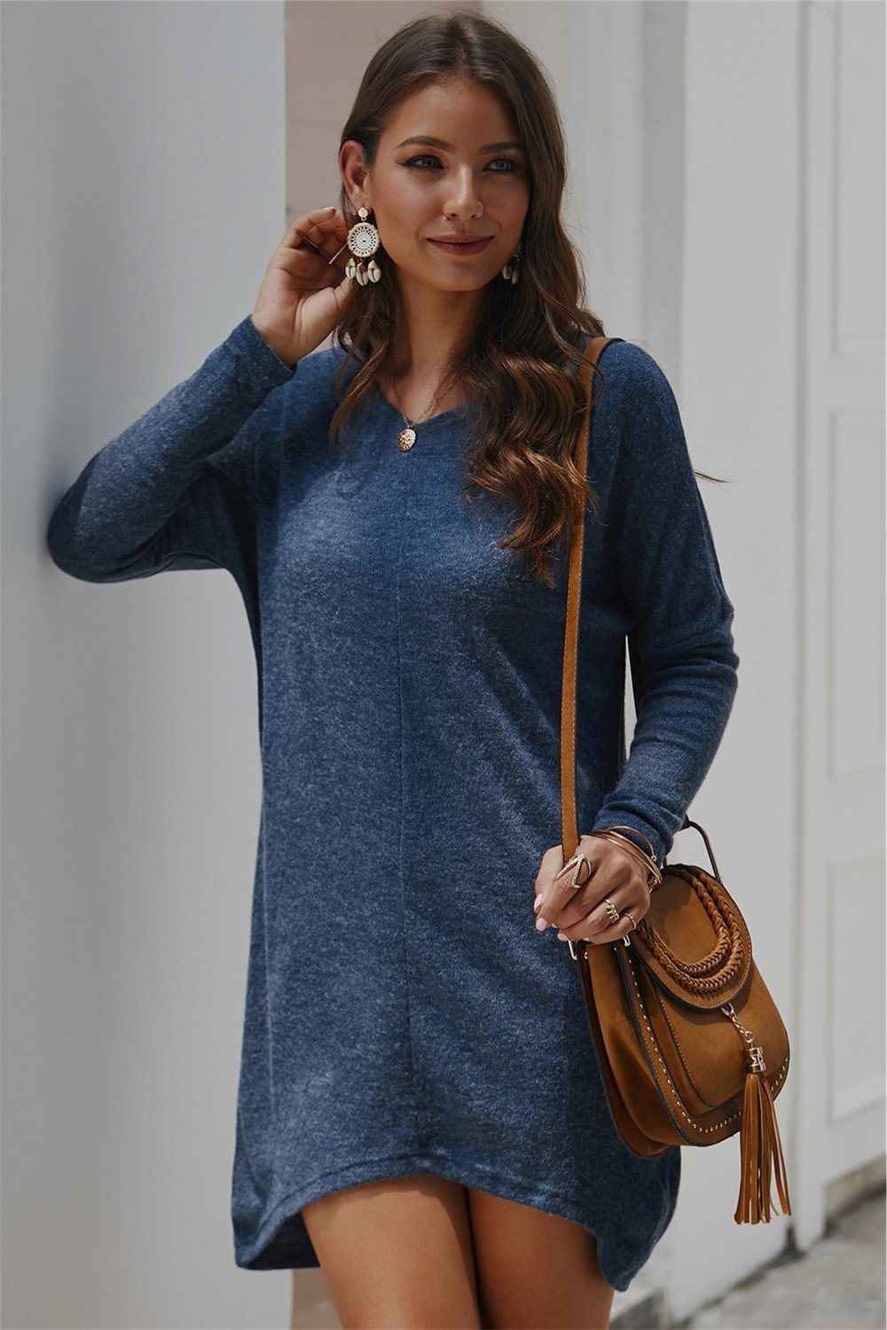 RadyRin Chic Sweater Dress for Effortless Style and Comfort