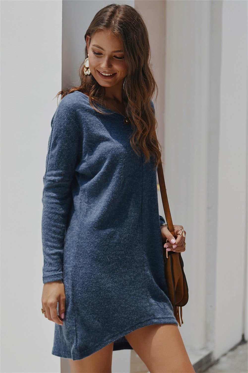 RadyRin Chic Sweater Dress for Effortless Style and Comfort