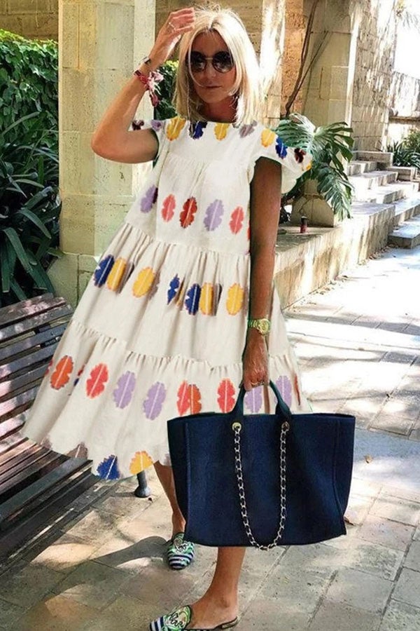 Lovely Sweet Print A-line Dress Fashionpara