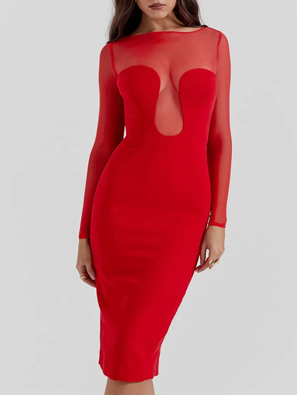 Backless Split Bodycon - Fashionpara