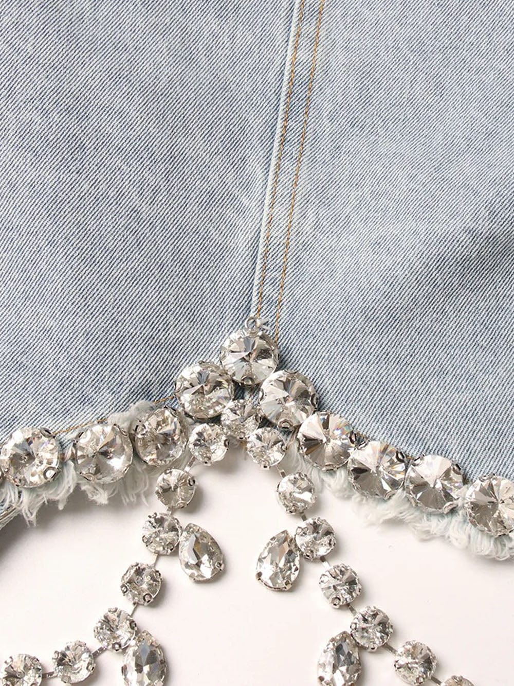 Diamond Denim Jacket - Fashionpara