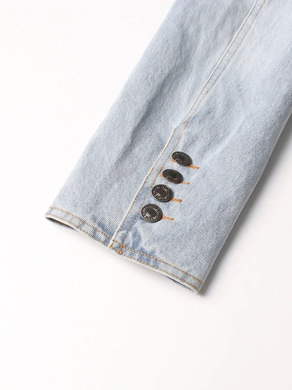 Diamond Denim Jacket - Fashionpara