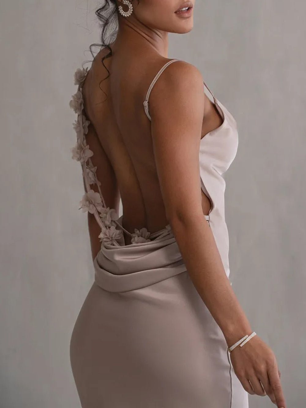 Backless Bodycon Maxi - Fashionpara