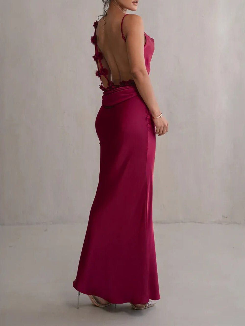 Backless Bodycon Maxi - Fashionpara