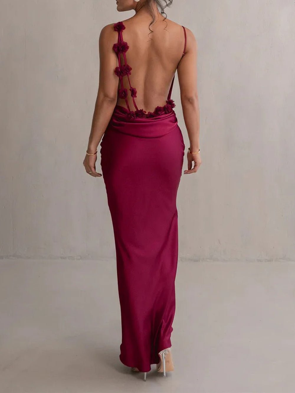 Backless Bodycon Maxi - Fashionpara