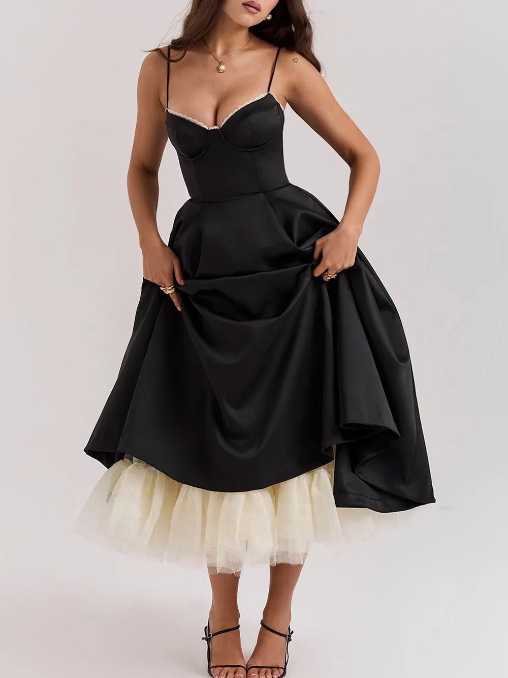 Backless Midi Dress - Fashionpara