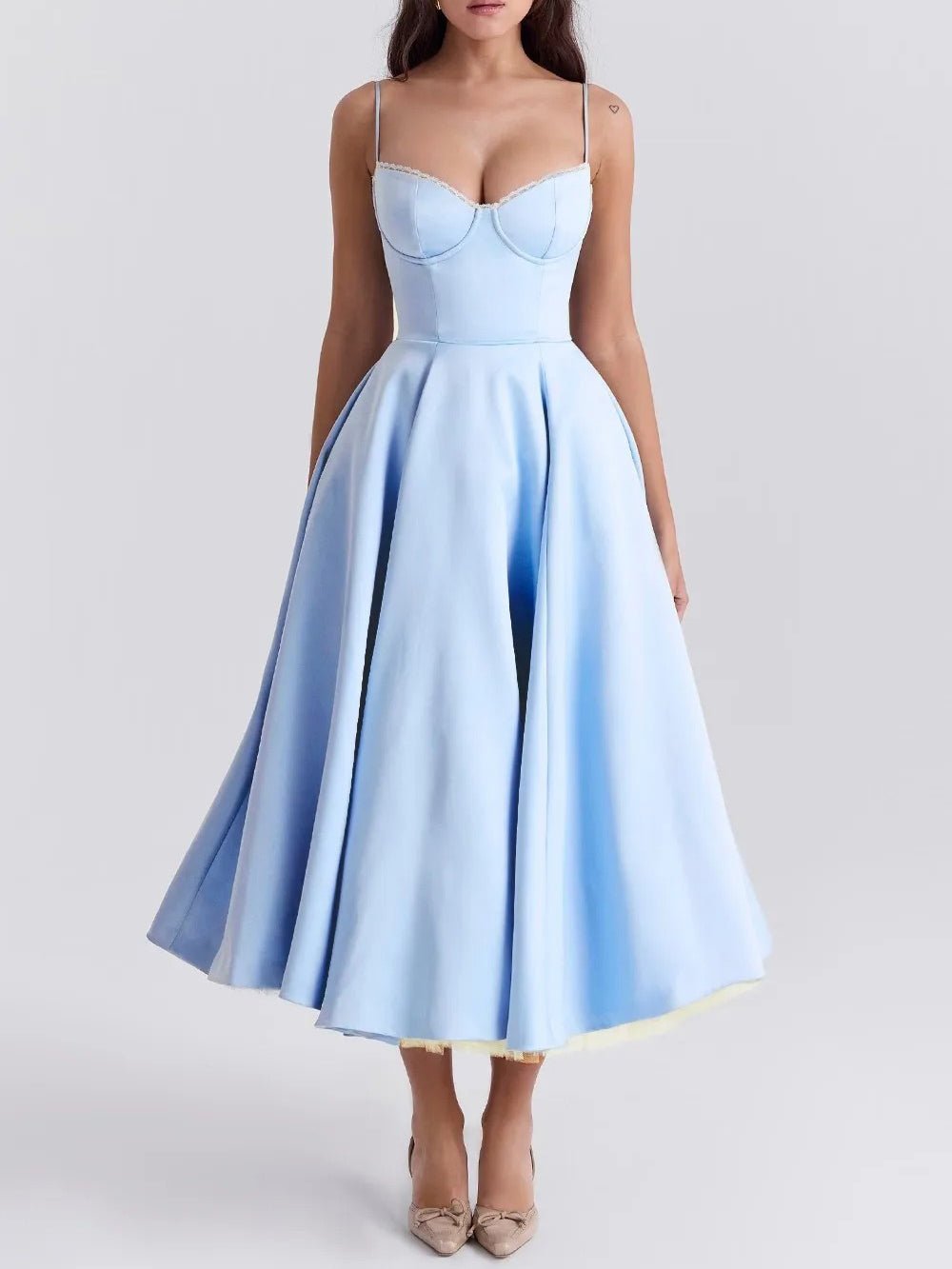 Backless Midi Dress - Fashionpara