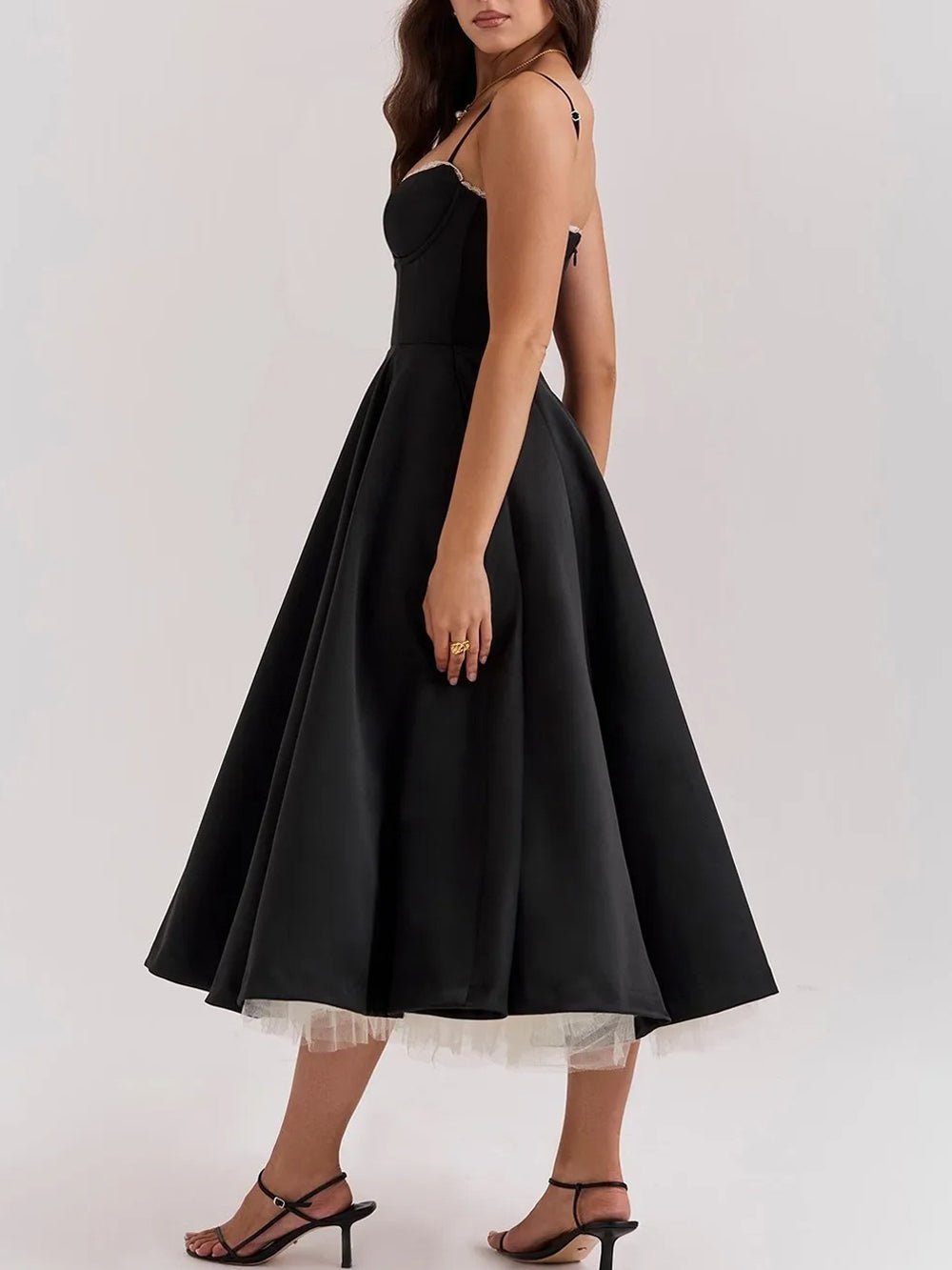 Backless Midi Dress - Fashionpara