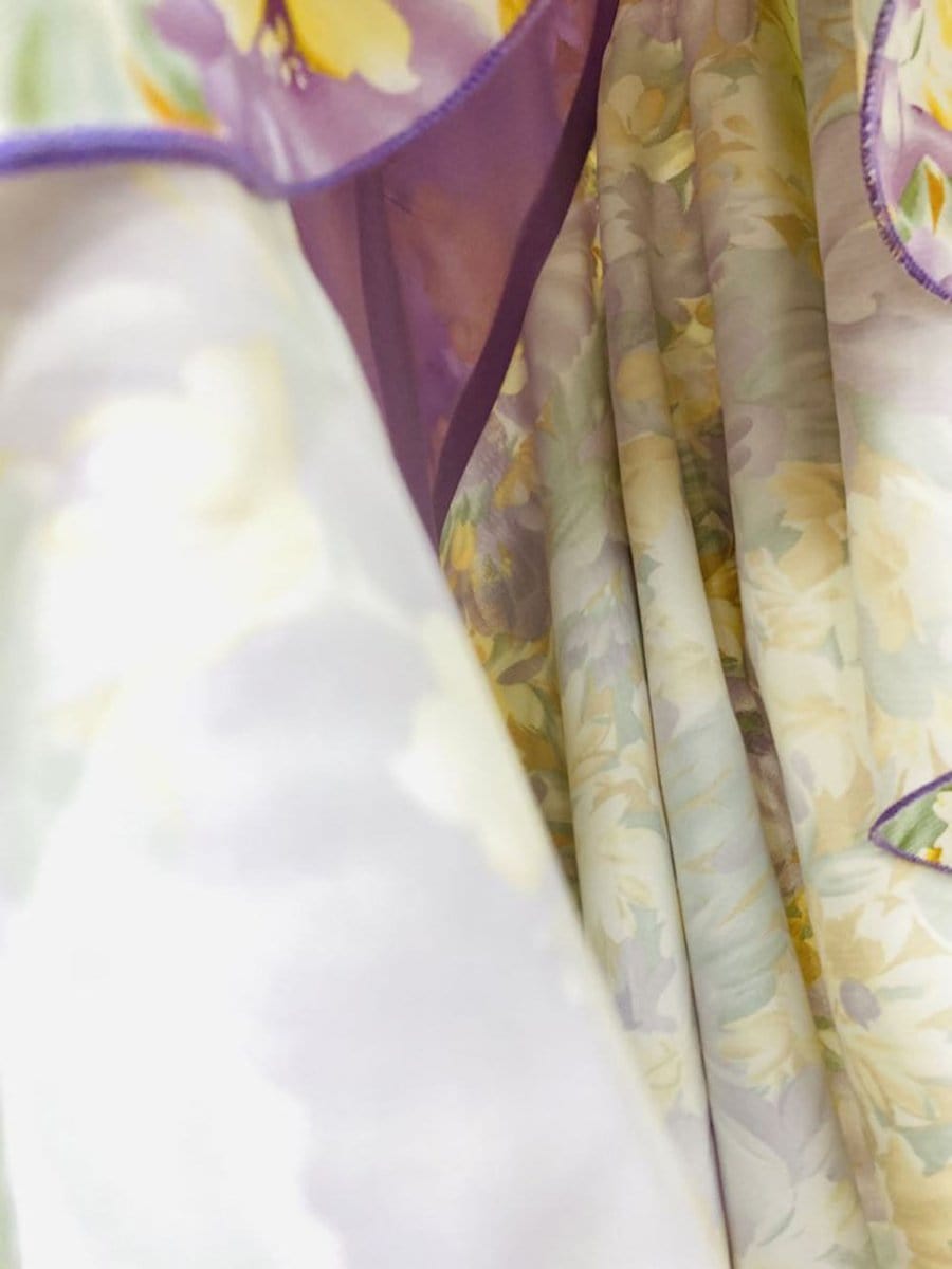 Asymmetrical Ruffle Maxi - Fashionpara