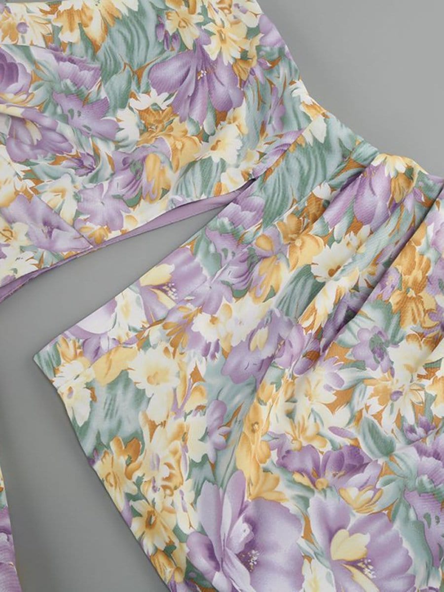 Asymmetrical Ruffle Maxi - Fashionpara