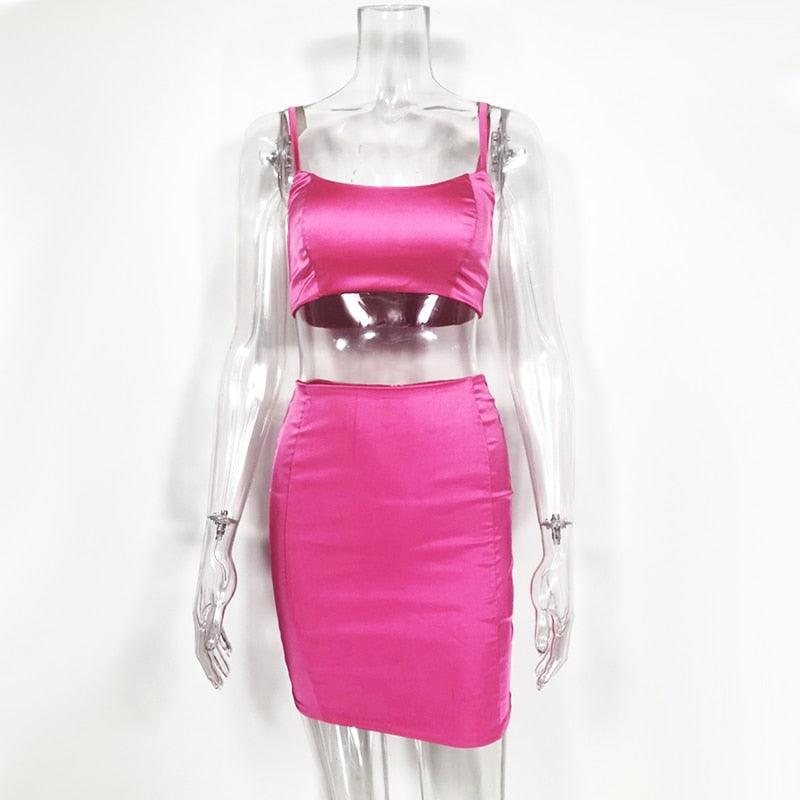 KittenAlarm - Mae Solid Skirt Set