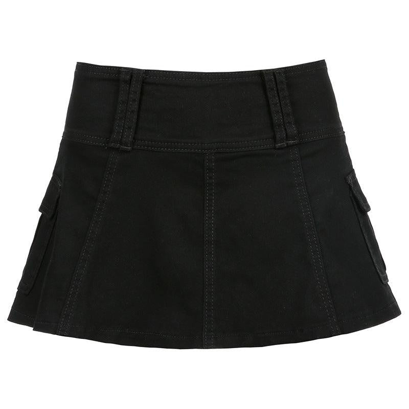 KittenAlarm - Maeve Solid Mini Skirt