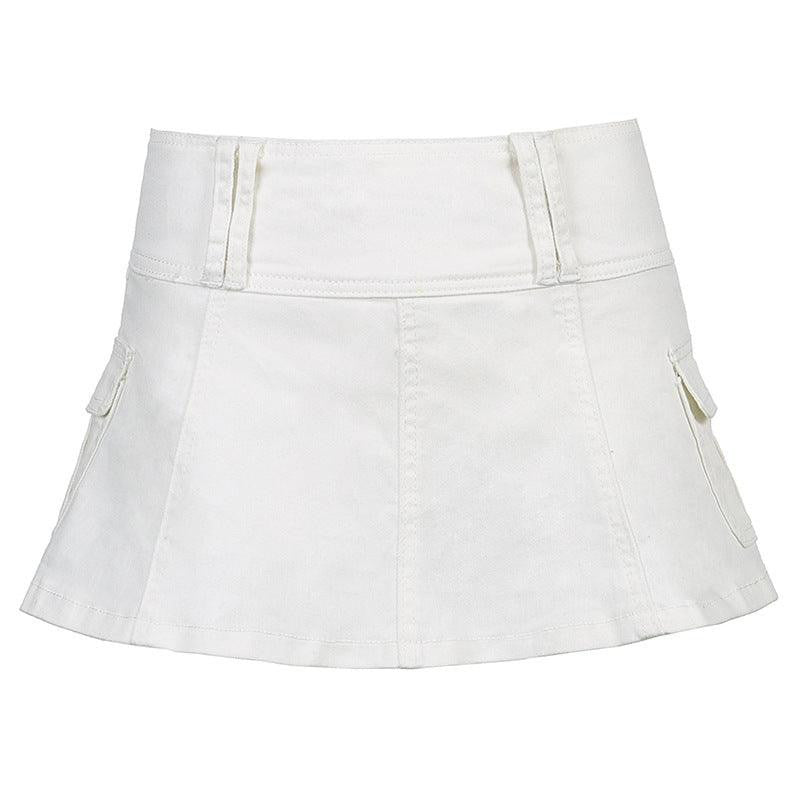 KittenAlarm - Maeve Solid Mini Skirt
