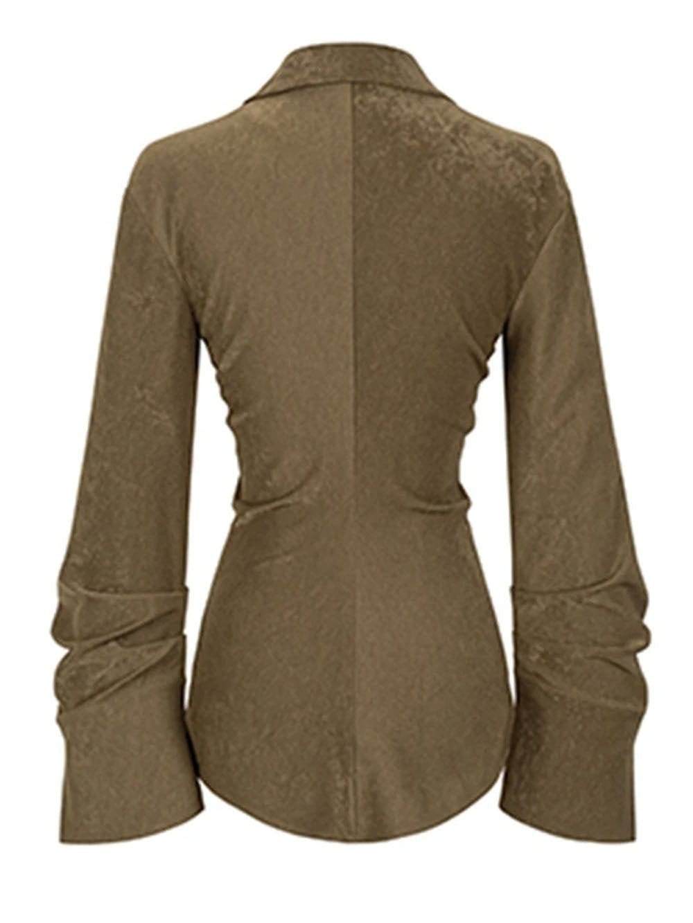 Single Breasted Blouse - Fashionpara