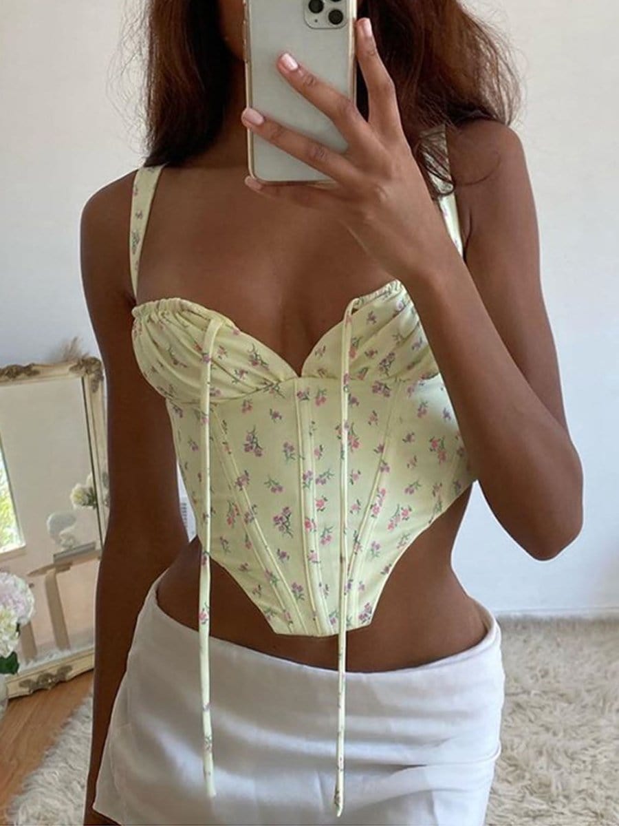 Hollow Sleeveless Top - Fashionpara