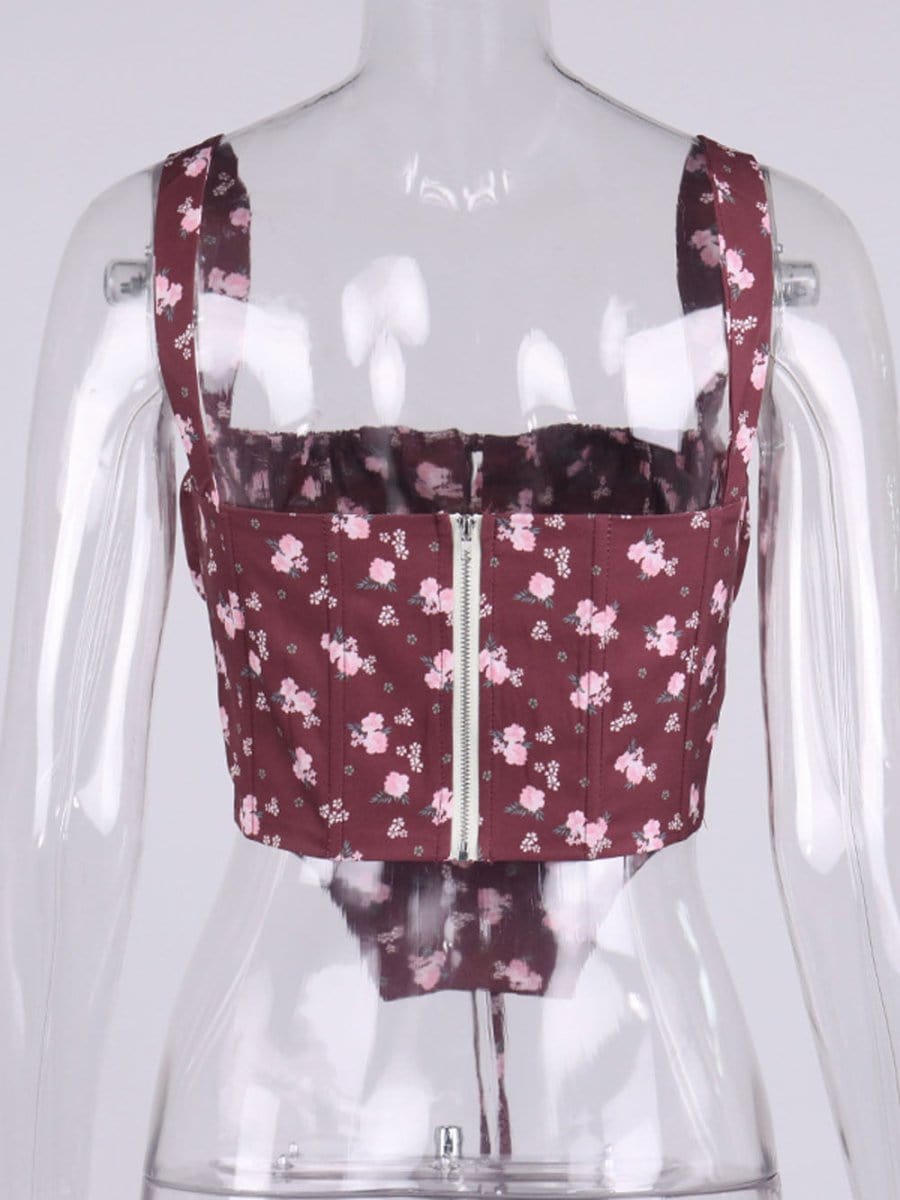 Hollow Sleeveless Top - Fashionpara