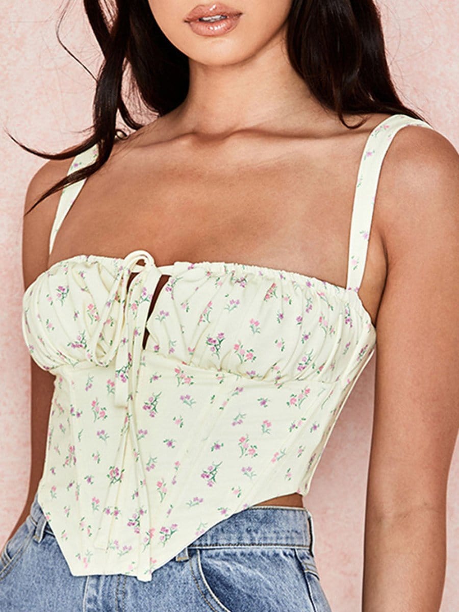 Hollow Sleeveless Top - Fashionpara