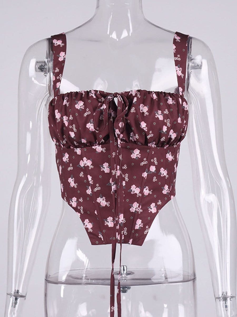 Hollow Sleeveless Top - Fashionpara