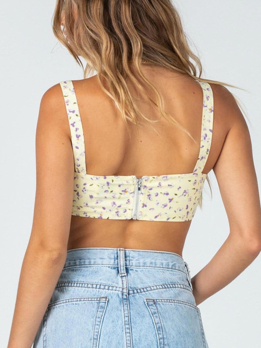 Hollow Sleeveless Top - Fashionpara