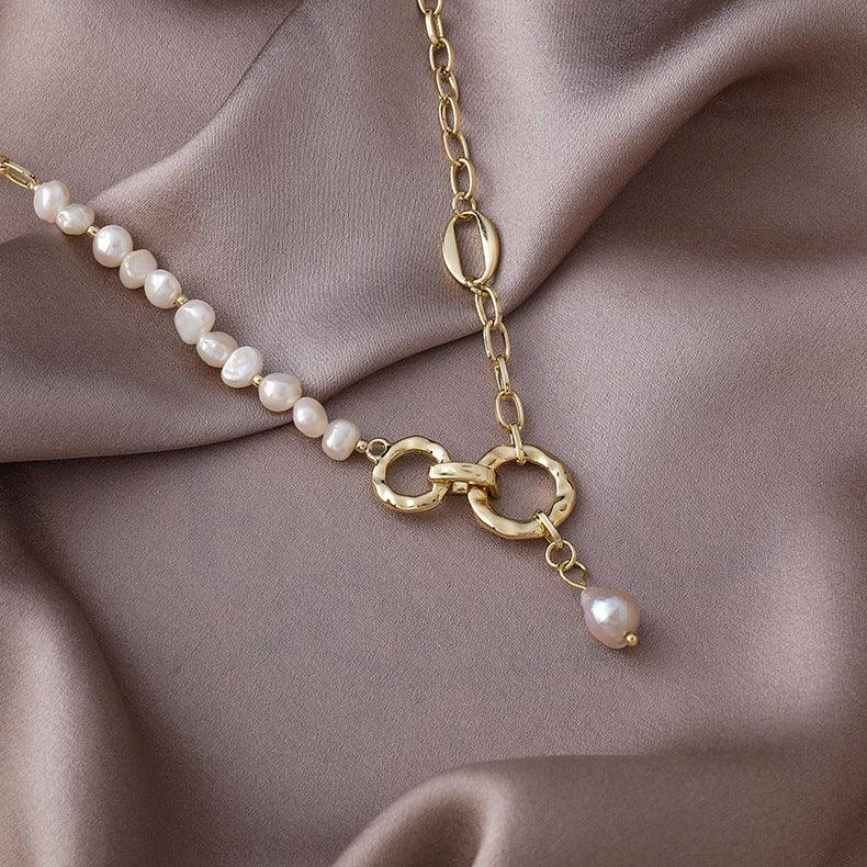 KittenAlarm - Mandi Oval Link Pearl Chain