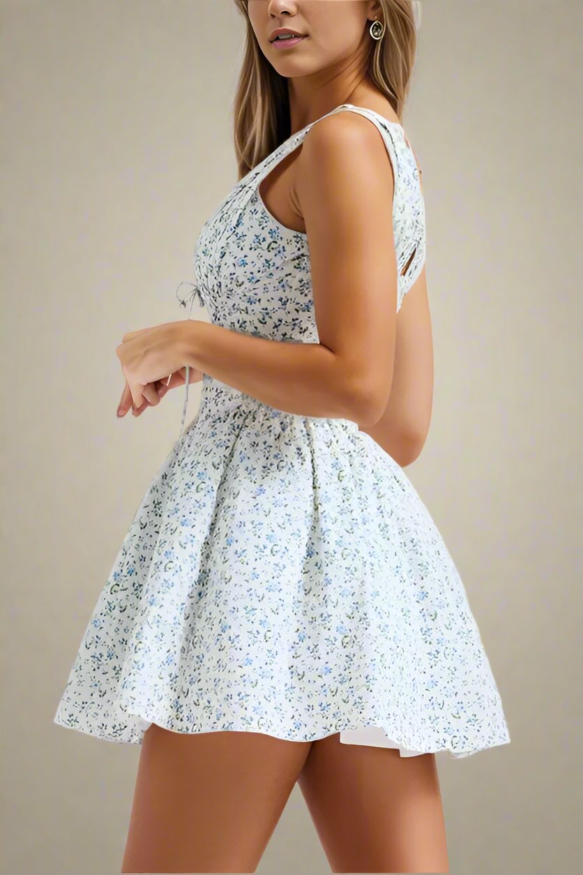 Marissa Bodycon Mini Dress - Sky Blue - Fashionpara
