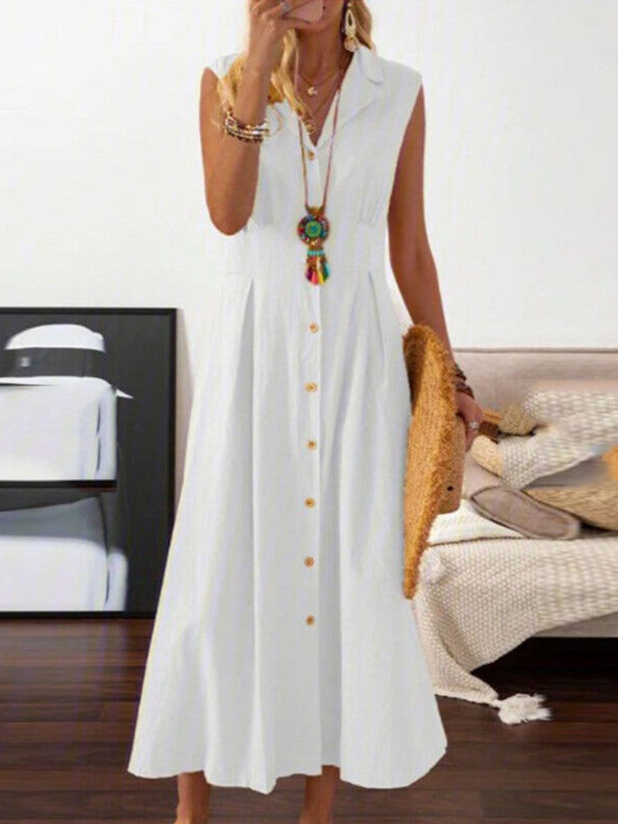 Hemp Maxi Dress - Fashionpara