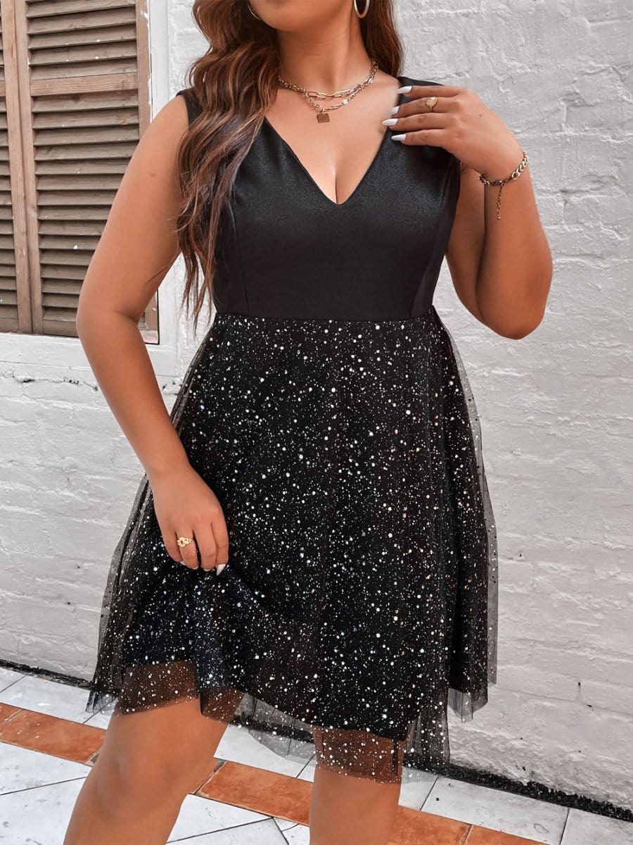 Sleeveless Mini Dress - Fashionpara