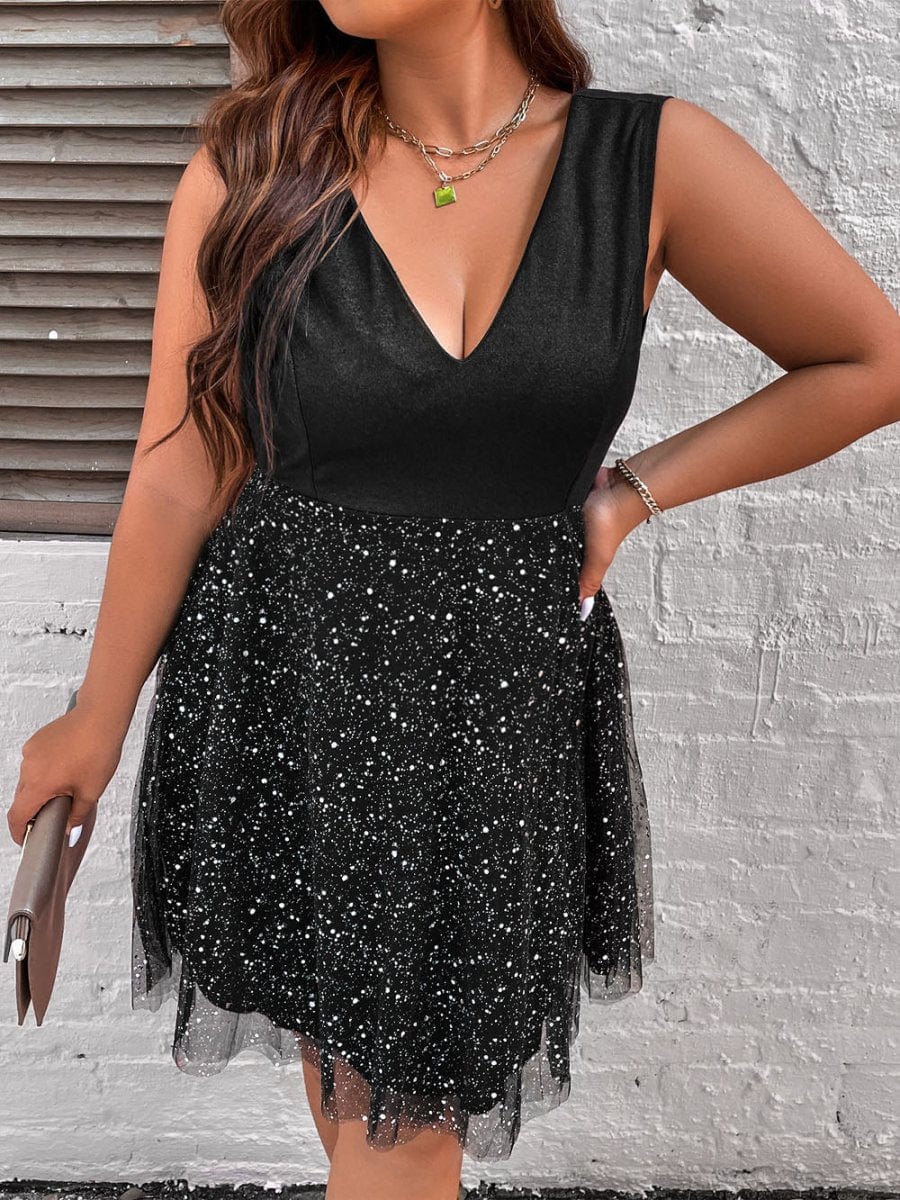 Sleeveless Mini Dress - Fashionpara