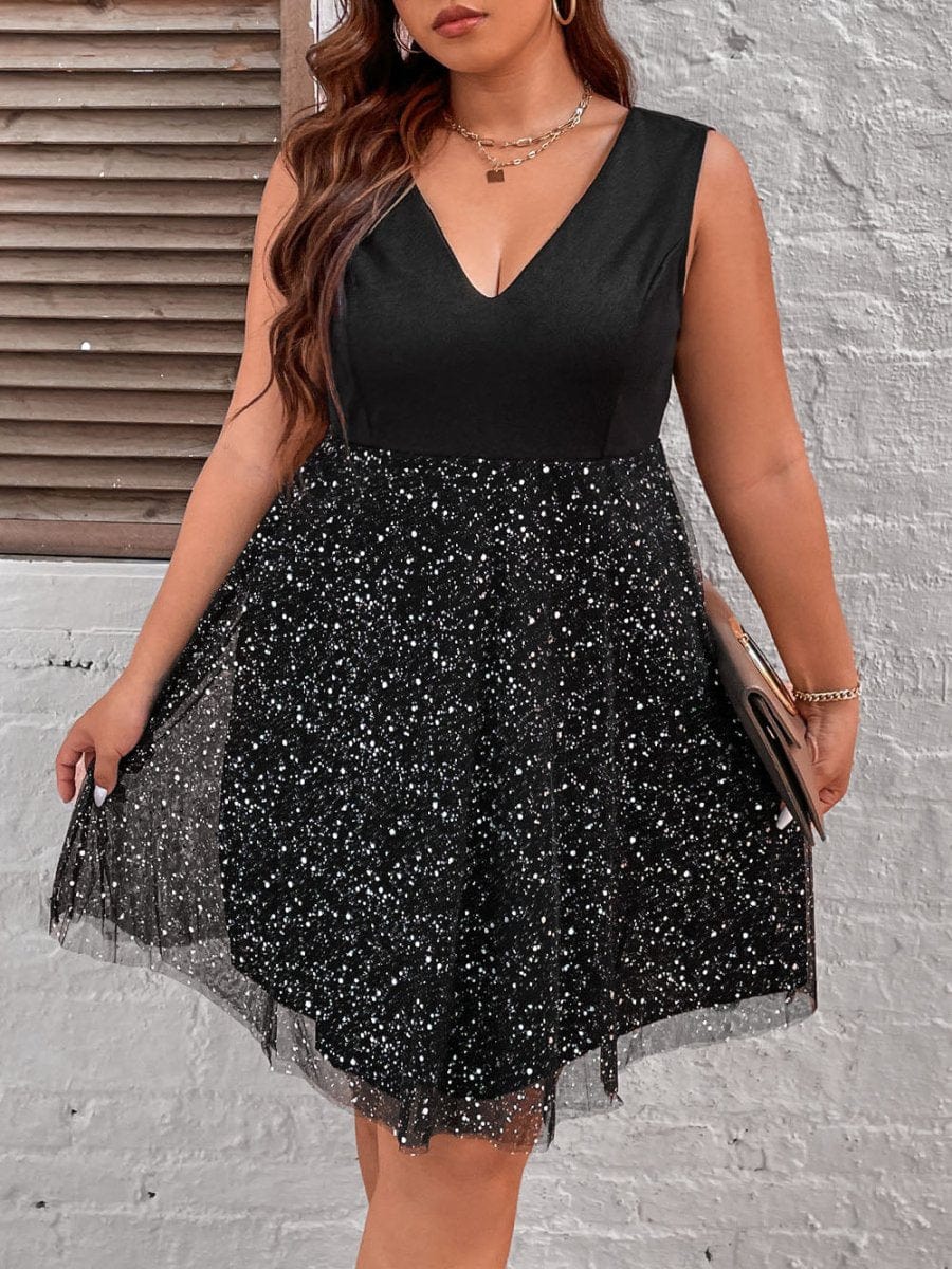 Sleeveless Mini Dress - Fashionpara