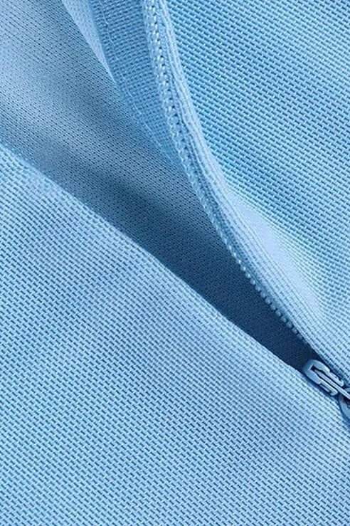 Megan Bodycon Dress - Sky Blue - Fashionpara
