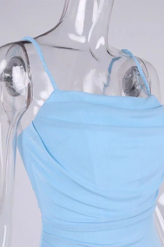Megan Bodycon Dress - Sky Blue - Fashionpara