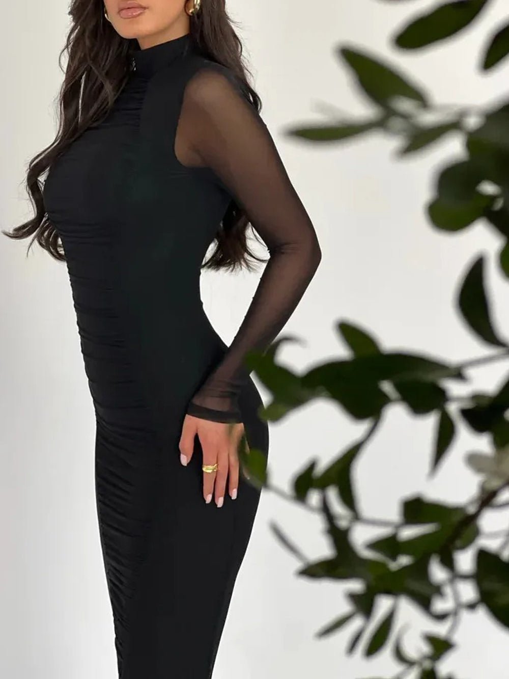 Bodycon Maxi Dress - Fashionpara