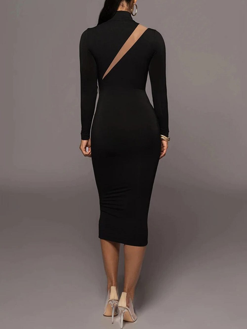 Bodycon Maxi Dress - Fashionpara