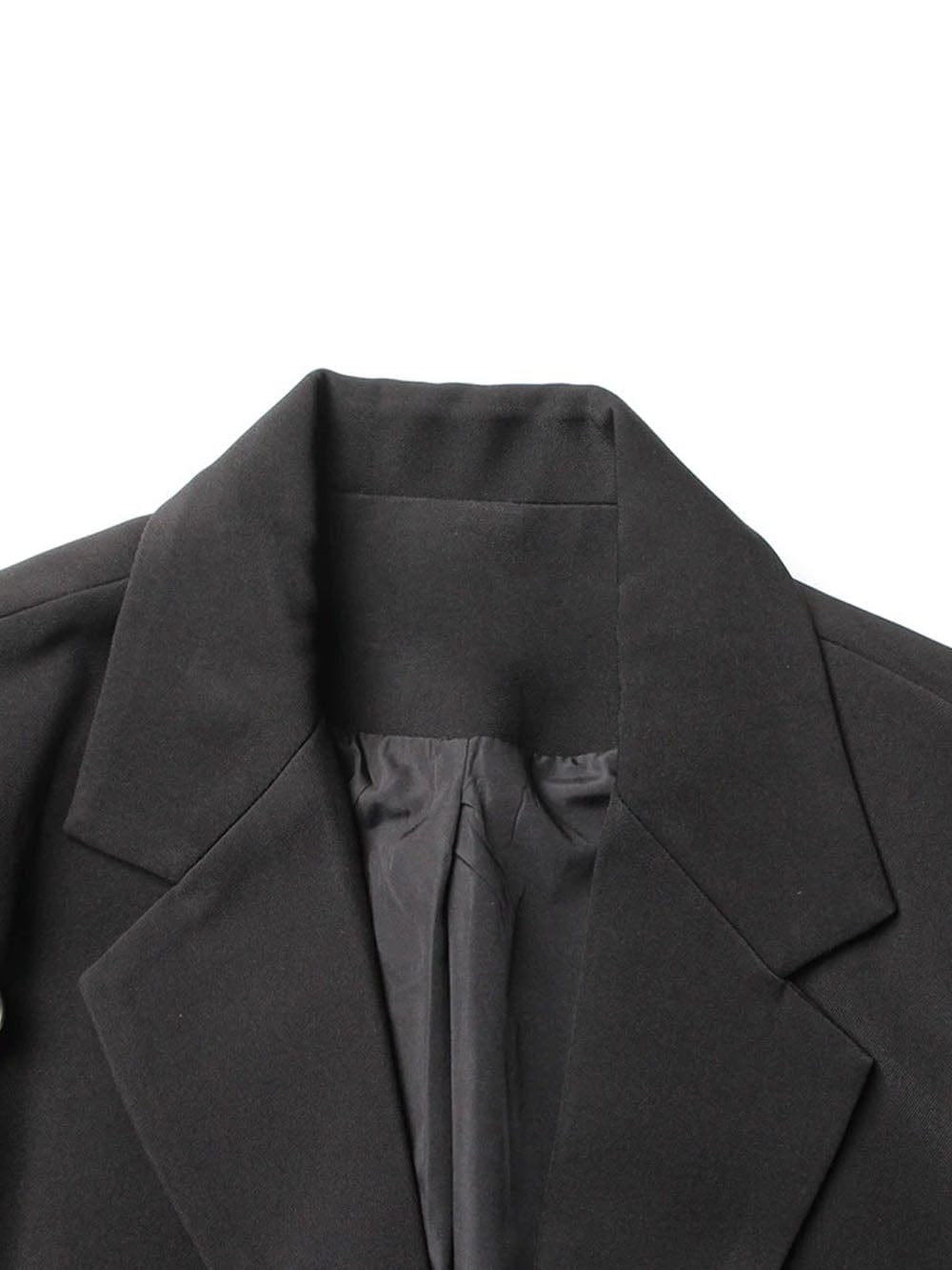 Button Autumn Blazer - Fashionpara