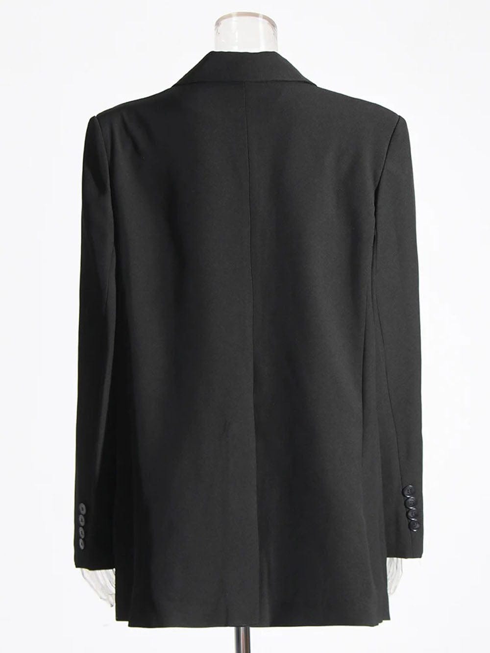 Button Autumn Blazer - Fashionpara