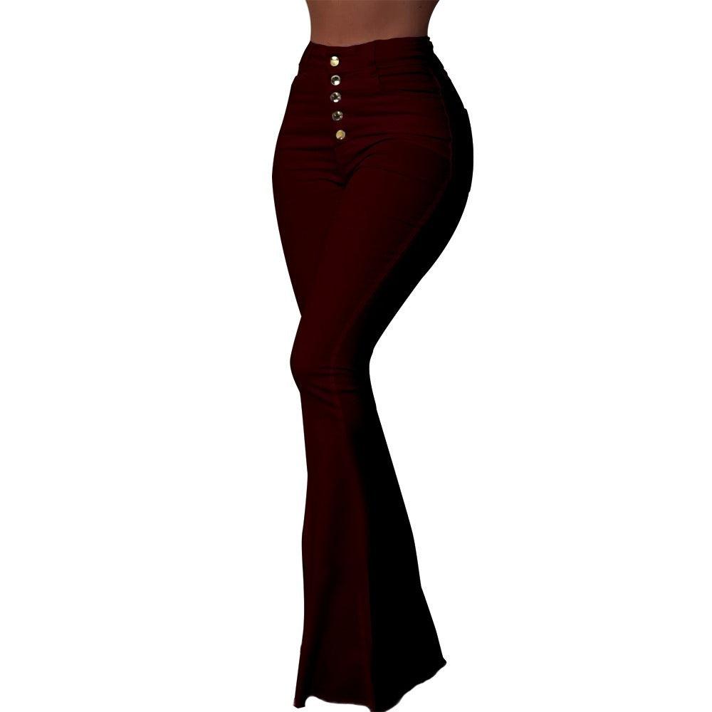 KittenAlarm - Meredith Solid Flare Pants