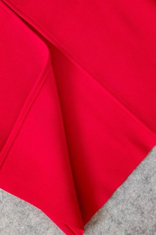 Miles Bodycon Dress - Lipstick Red - Fashionpara