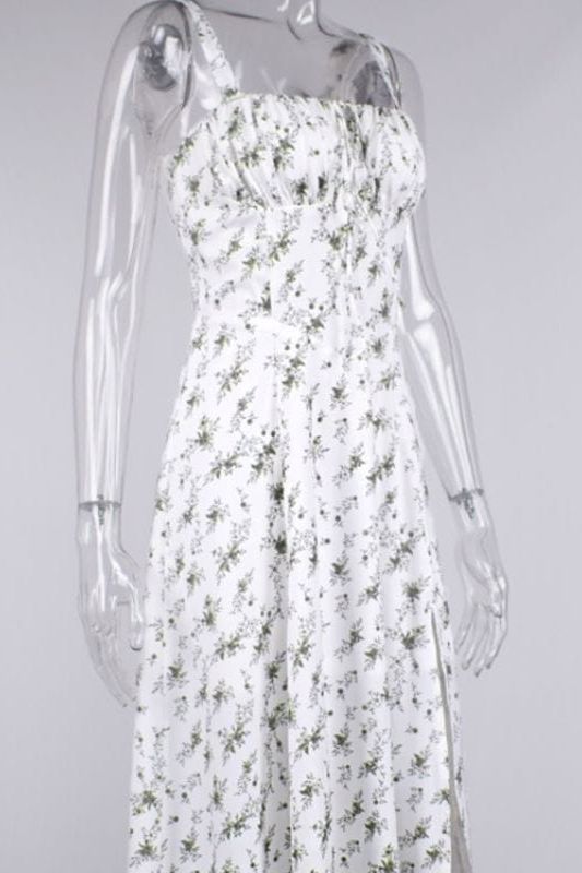 Missy Bodycon Day Midi Dress - Pearl White - Fashionpara