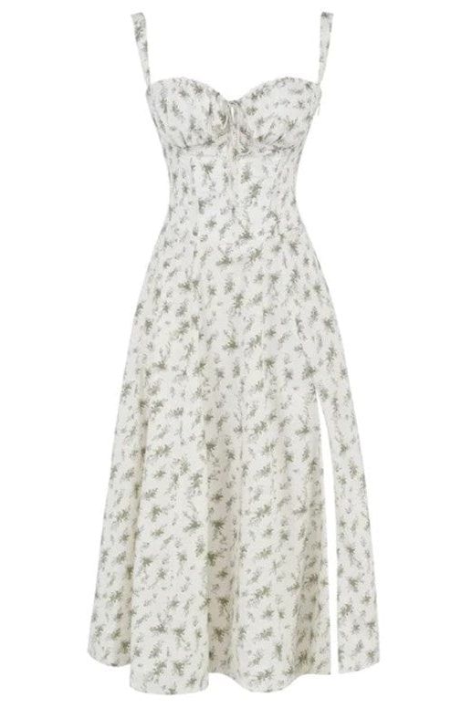Missy Bodycon Day Midi Dress - Pearl White - Fashionpara