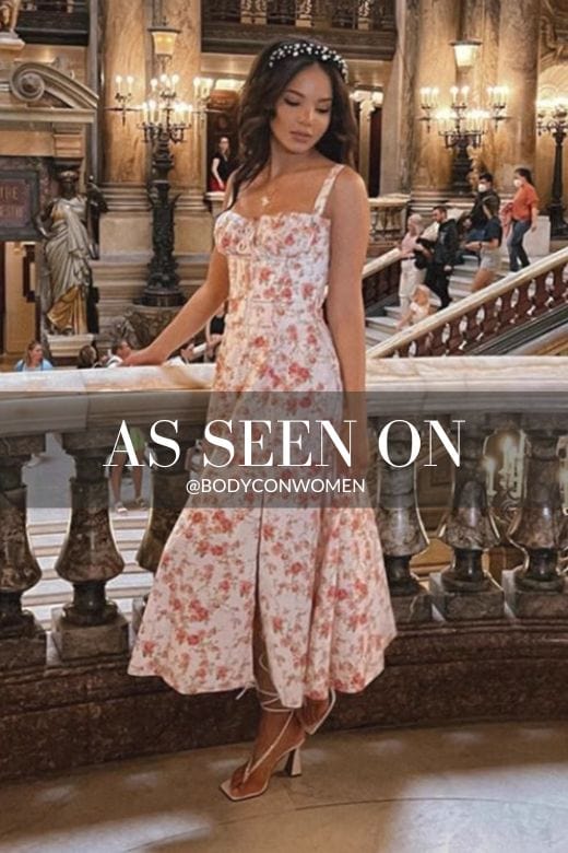 Missy Bodycon Day Midi Dress - Pearl White - Fashionpara
