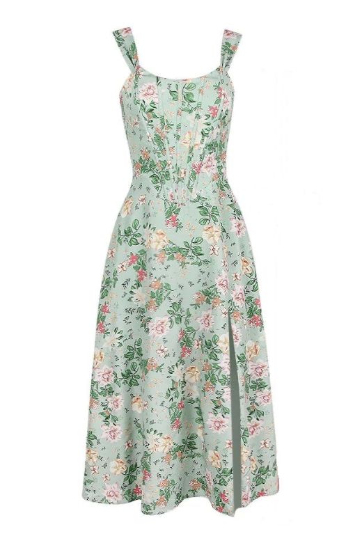 Monique Bodycon Dress - Mint Green - Fashionpara