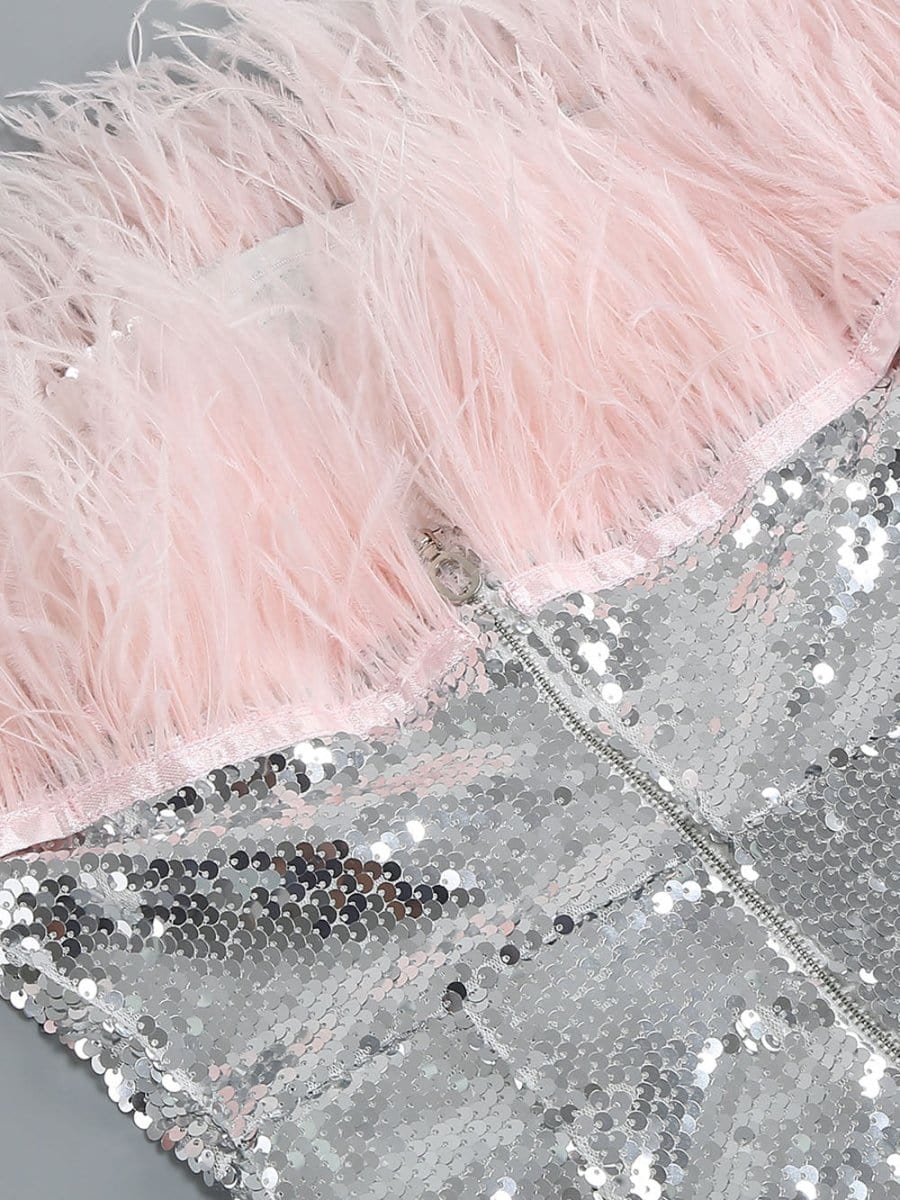 Feather Off Shoulder