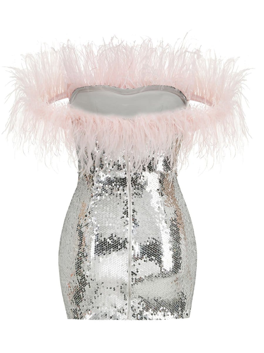 Feather Off Shoulder