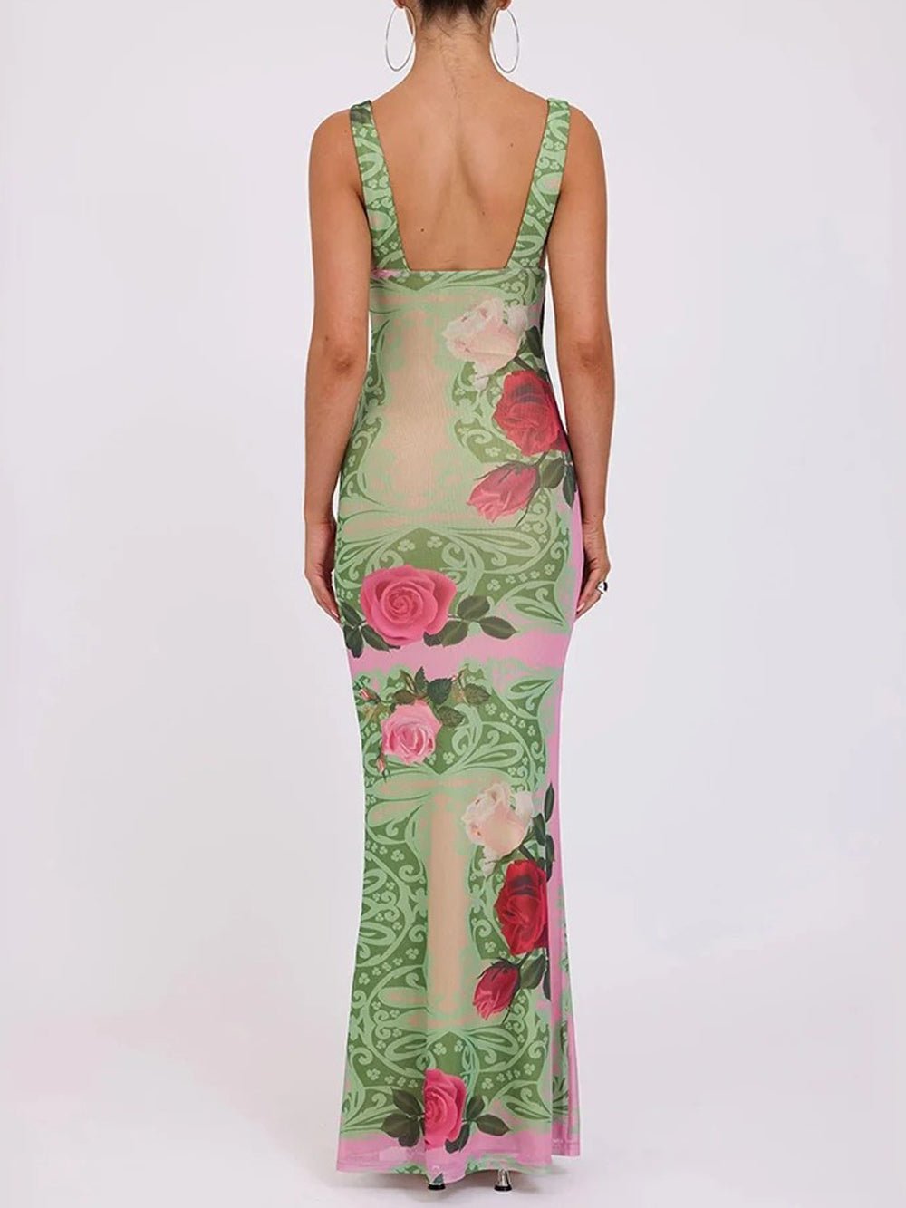 Backless Bodycon Maxi - Fashionpara