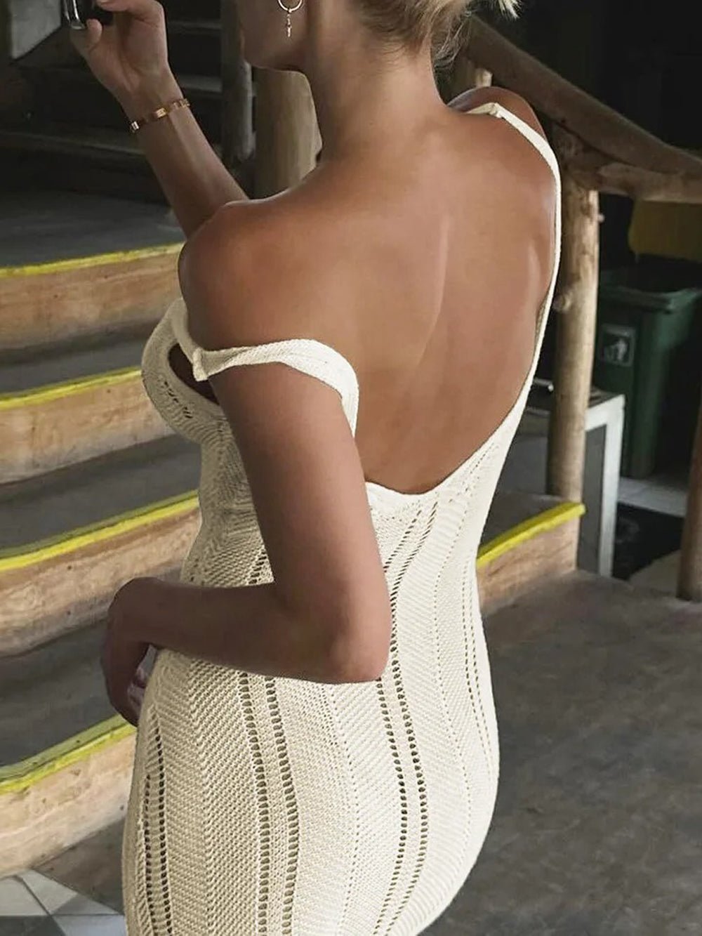 Backless Bodycon Maxi - Fashionpara