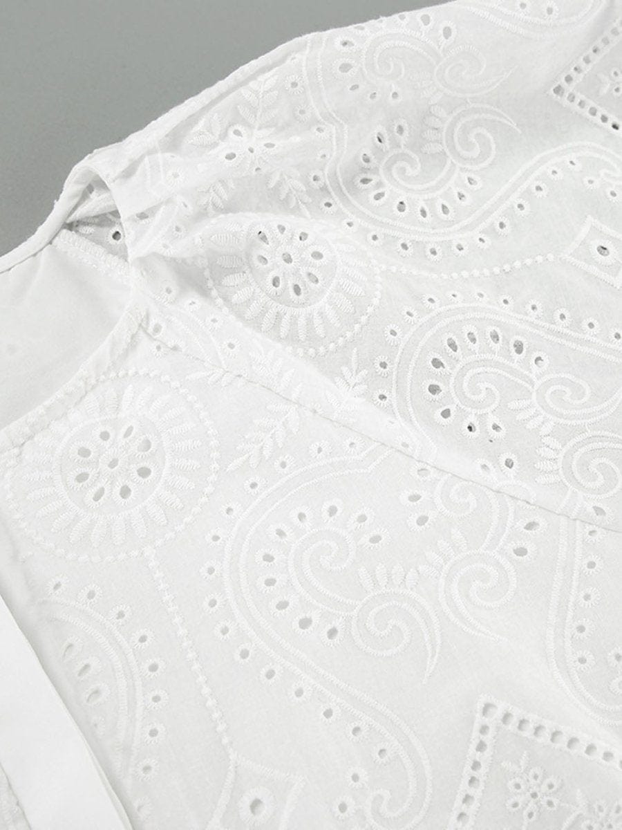 Hollow Out Playsuit - Fashionpara