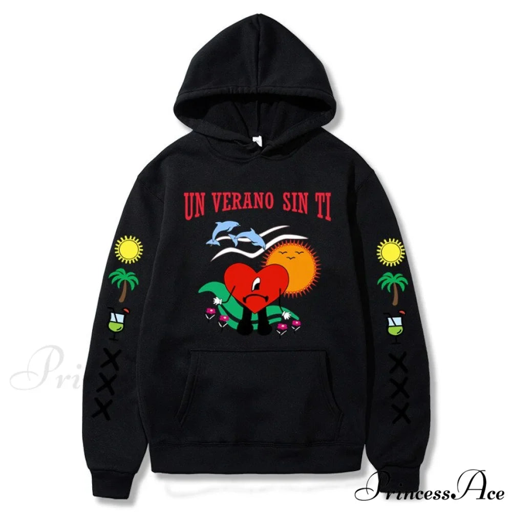 Bad Bunny Printed Hoodie 10