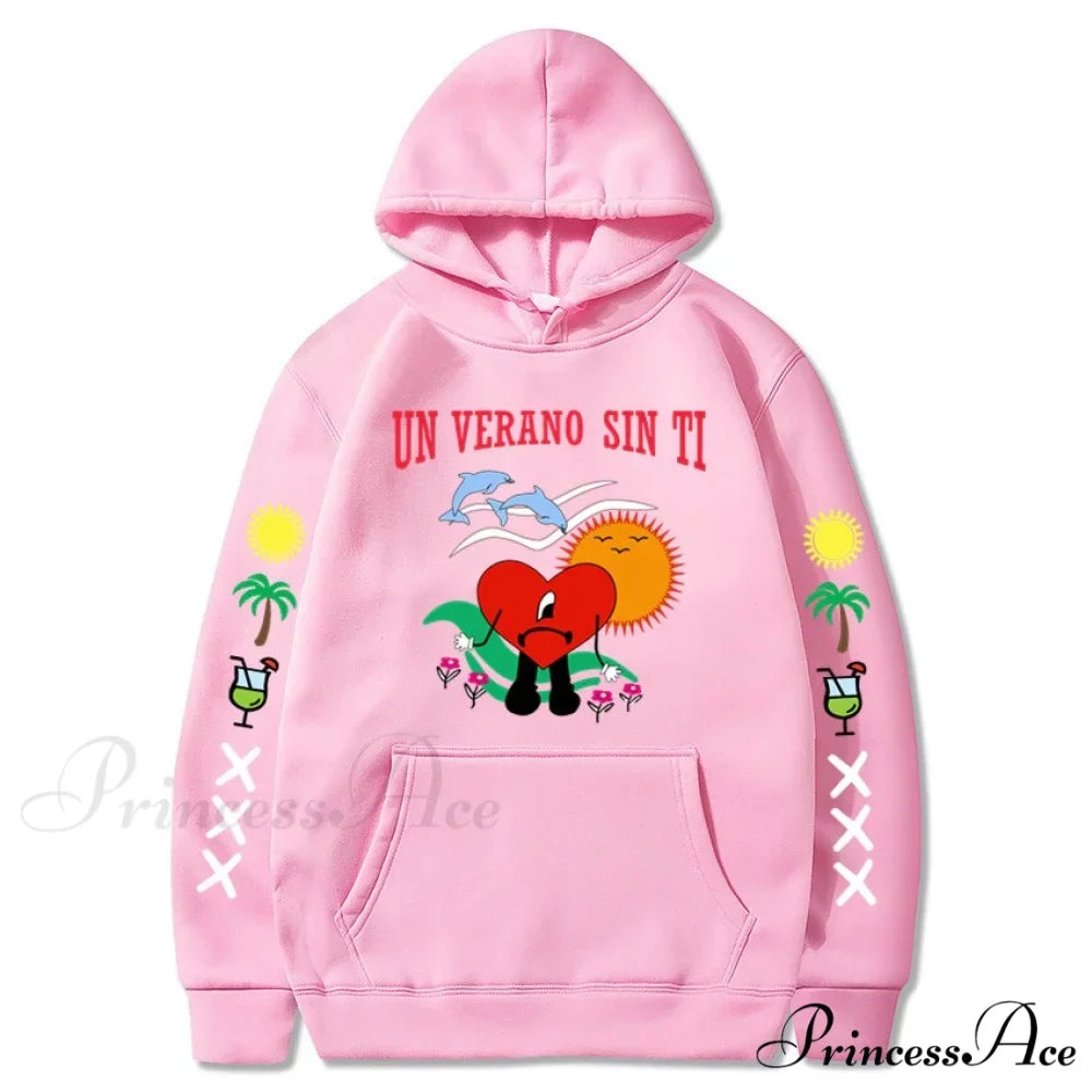 Bad Bunny Printed Hoodie 3